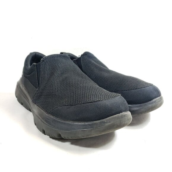 Skechers Mens Size 12.5 Ultra Go Slip-On Shoes Black - Picture 1 of 9